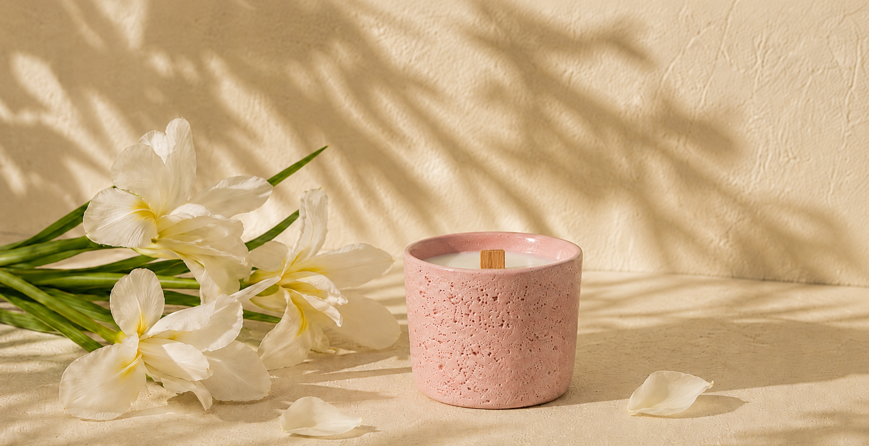 Vela arómatica de cera de soja - Alps Pink