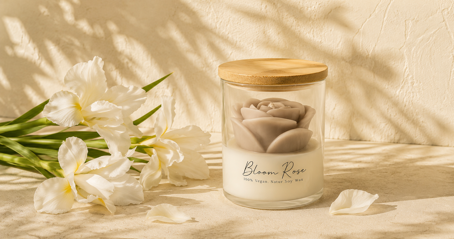 Crystal Rose Scented Candle